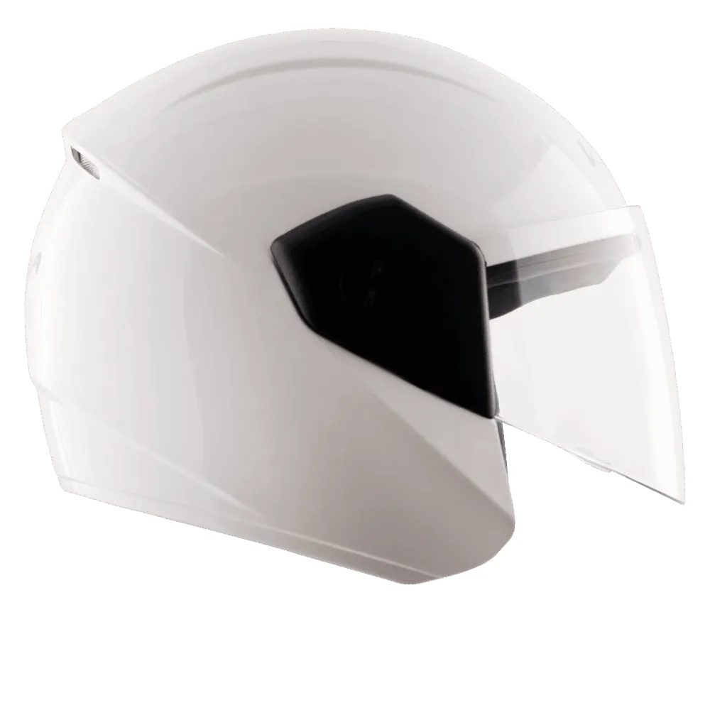 Vega Buds Dx White Half Face Helmet