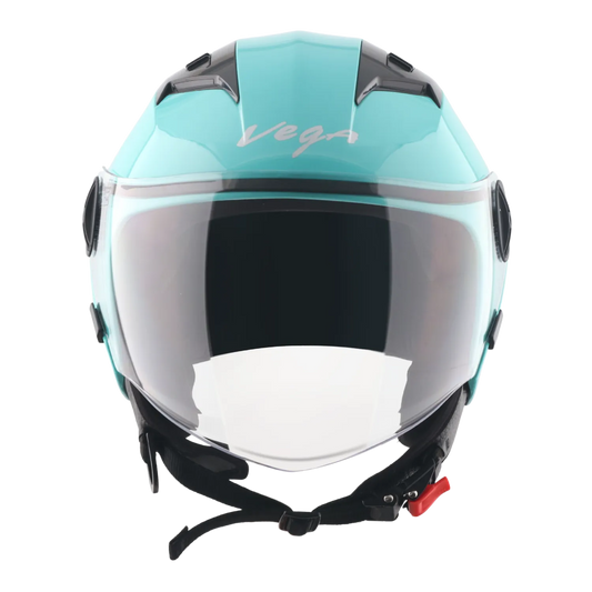 Vega Clark Mint Half Face Helmet