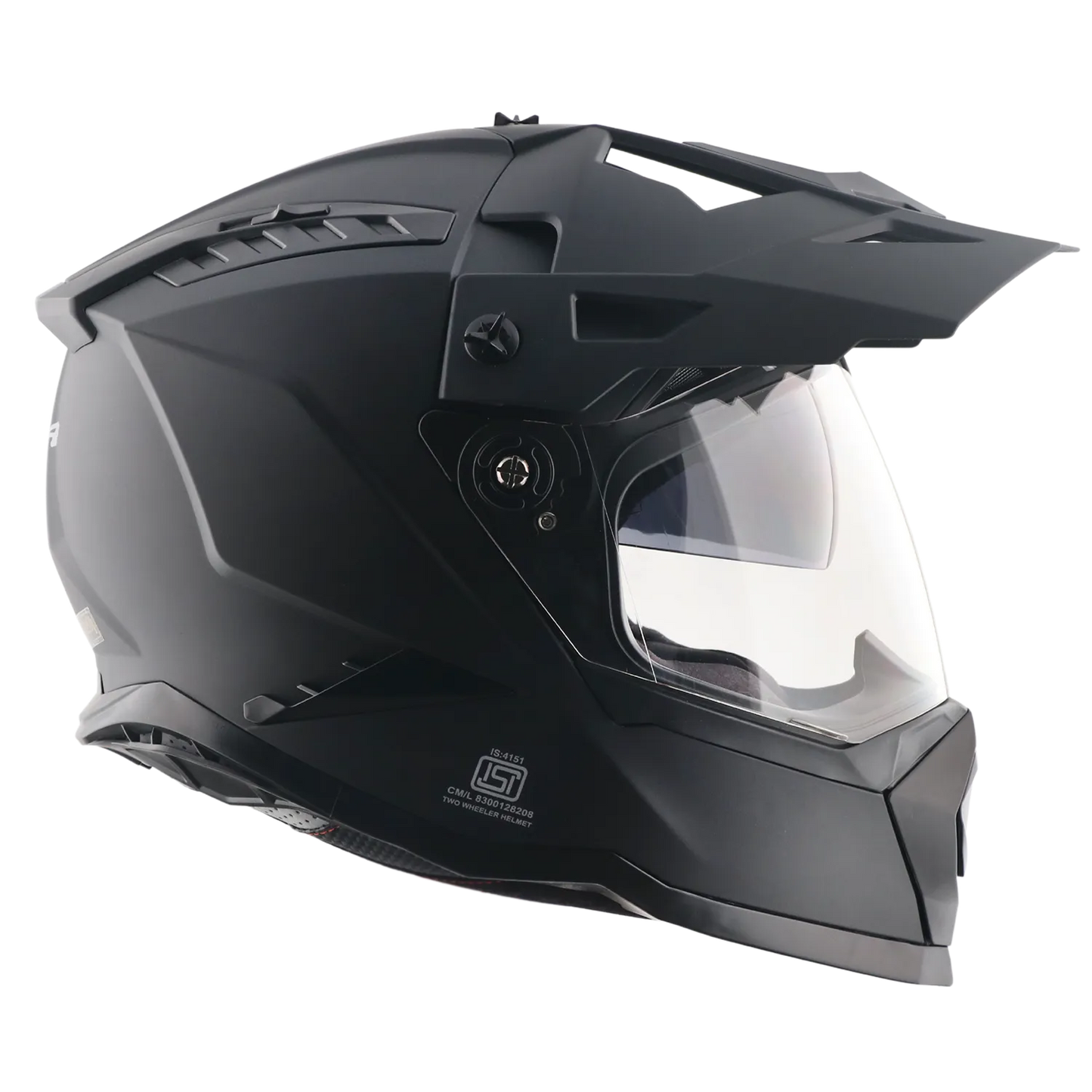 Vega Dirt Dull Black Off Road Helmet
