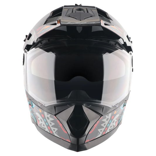 Vega Dirt Dx Challenge Black Red Off Road Helmet
