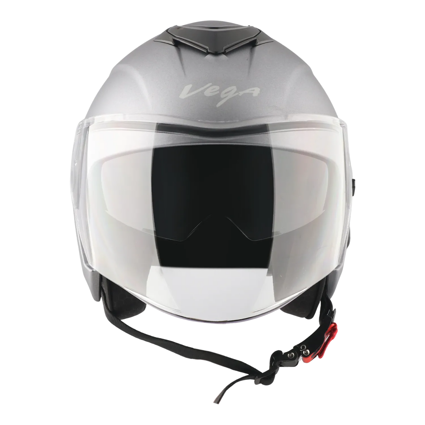 Vega Punch Dull Anthracite Half Face Helmet