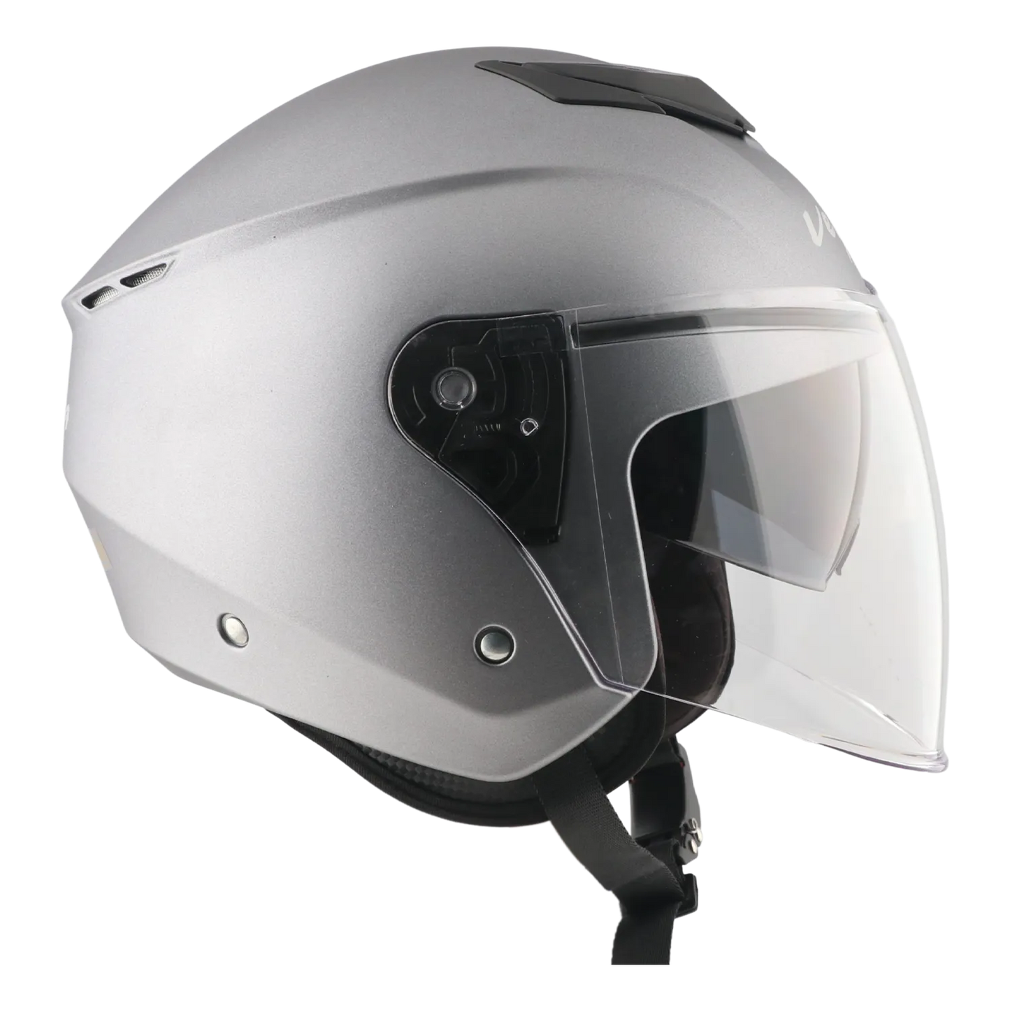 Vega Punch Dull Anthracite Half Face Helmet