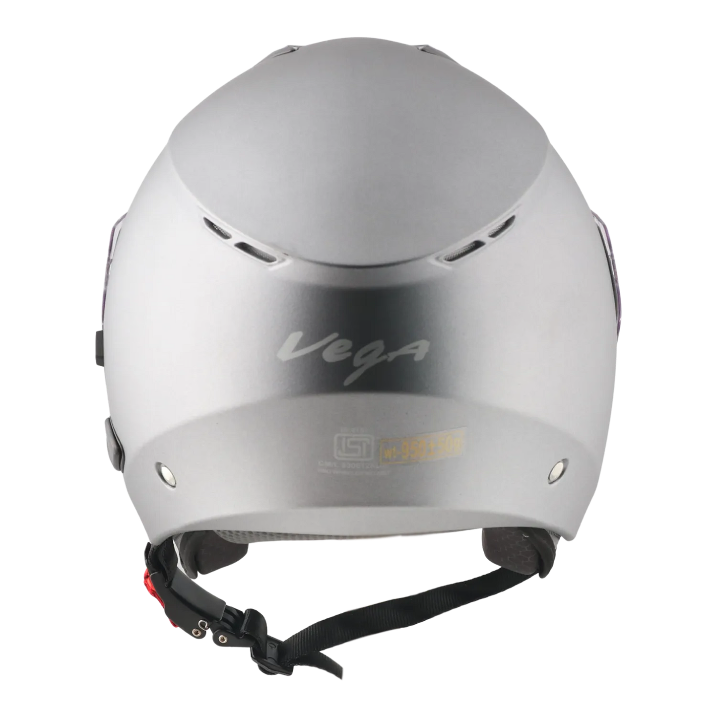 Vega Punch Dull Anthracite Half Face Helmet