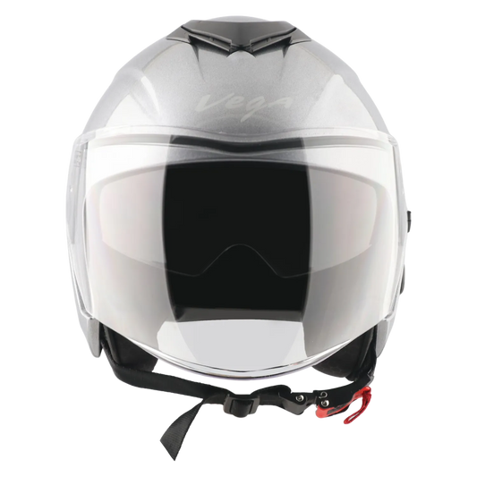 Vega Punch Solid Anthracite Half Face Helmet