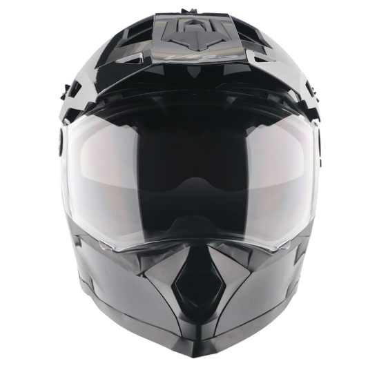 VEGA Slide Dx Solid Black Dull Full Face Helmet