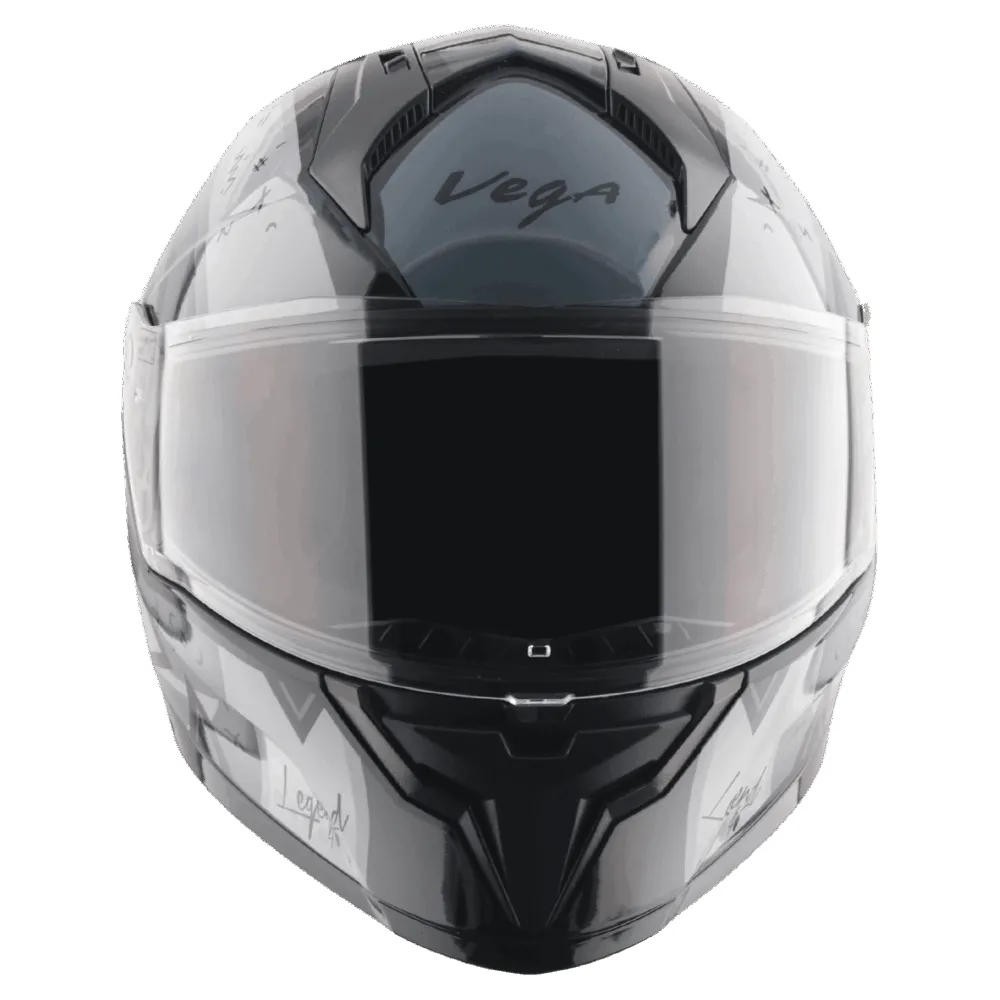 VEGA Sonic Dx Legend Black Grey Full Face Helmet