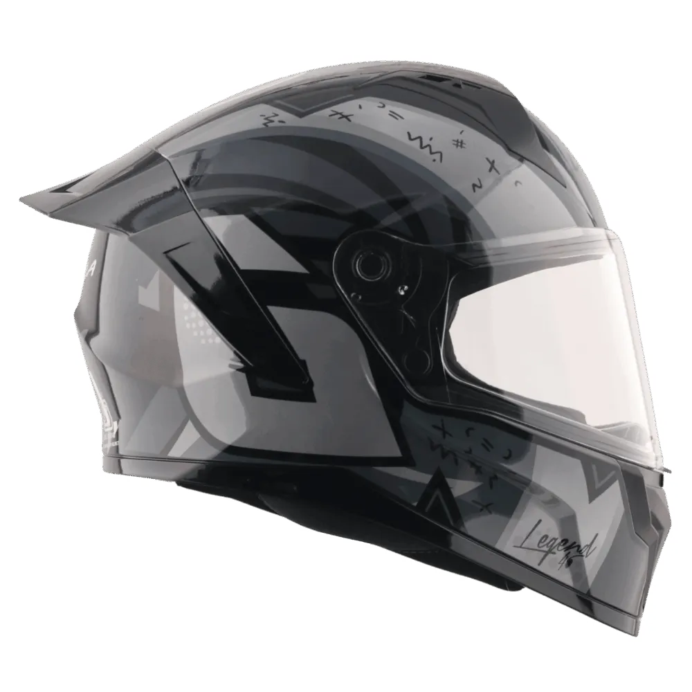 VEGA Sonic Dx Legend Black Grey Full Face Helmet