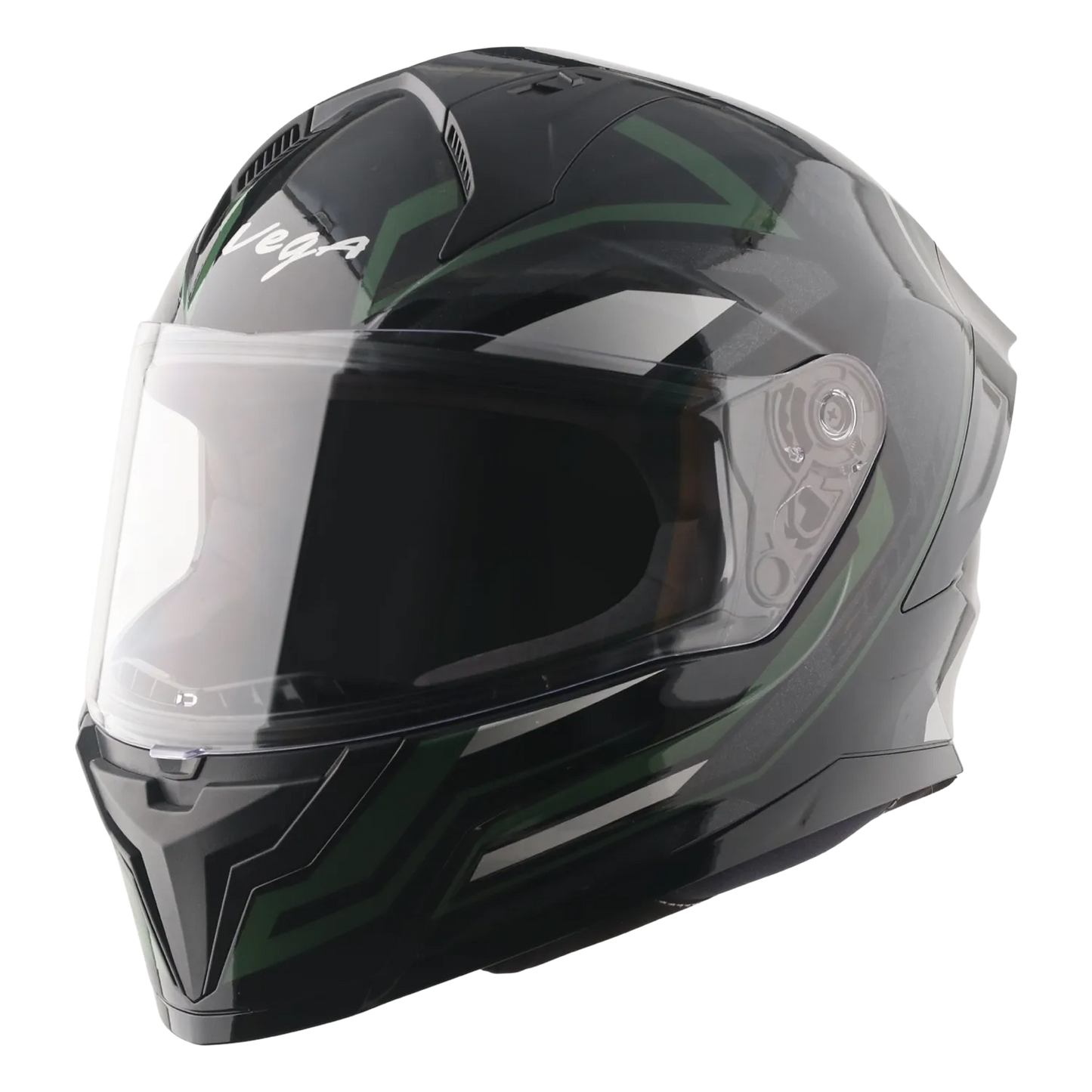 Vega Sonic Dx Shadow Black Gray Full Face Helmet