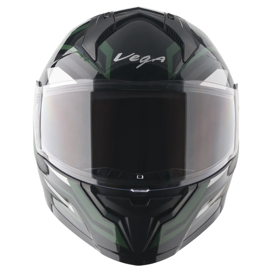 Vega Sonic Dx Shadow Black Gray Full Face Helmet