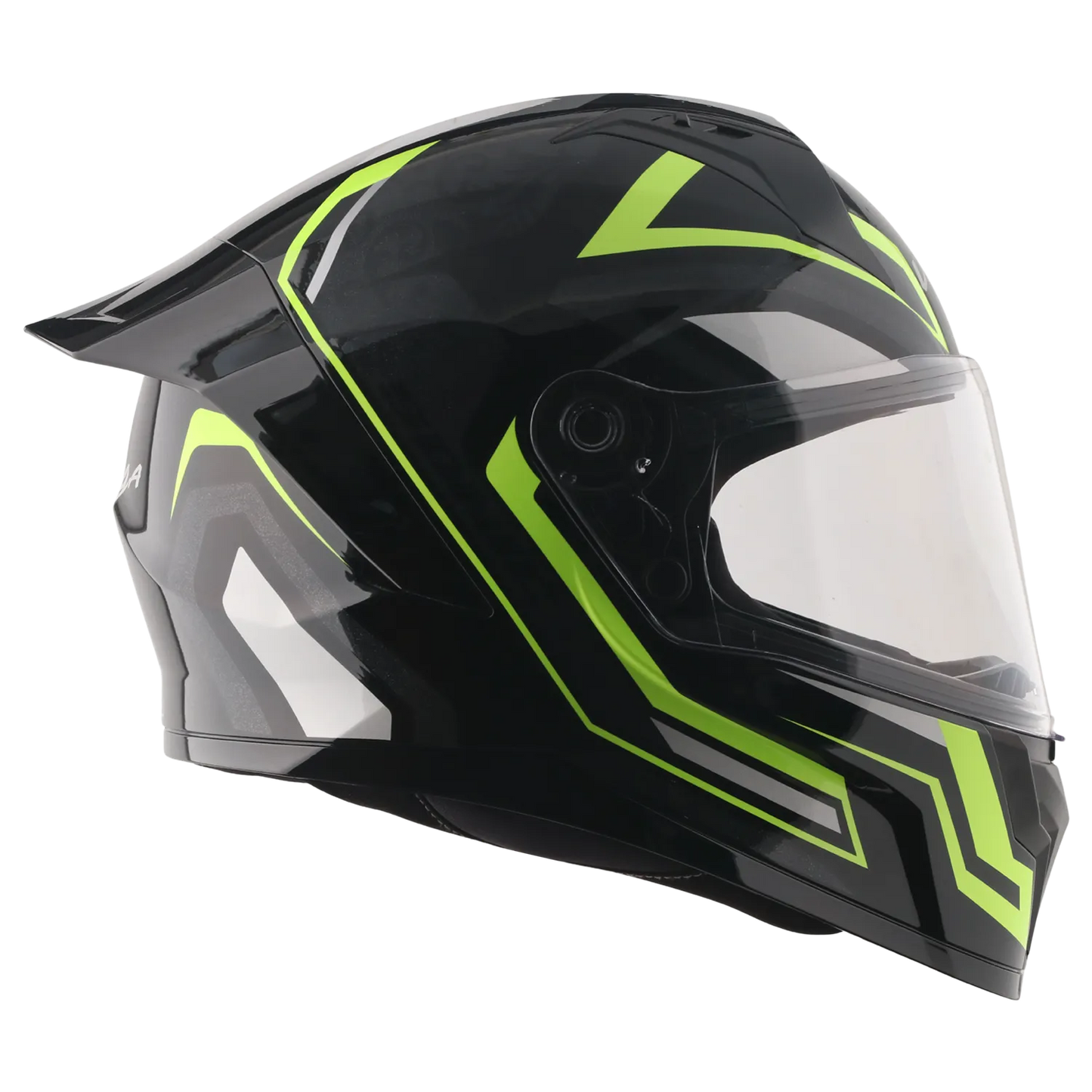 Vega Sonic Dx Shadow Black Neon Yellow Full Face Helmet