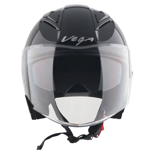 Vega Swift DX Black Half Face Helmet