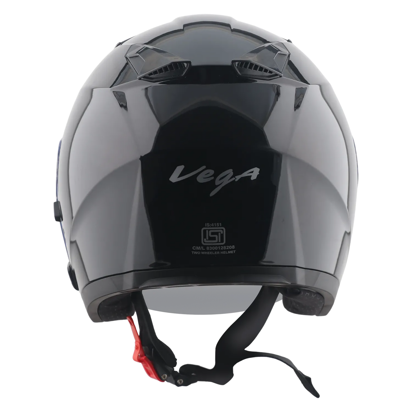 Vega Swift DX Black Half Face Helmet