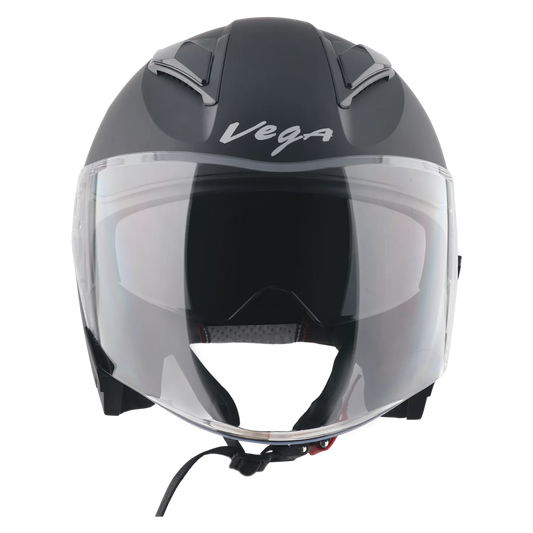 Vega Swift DX Dull Black Half Face Helmet