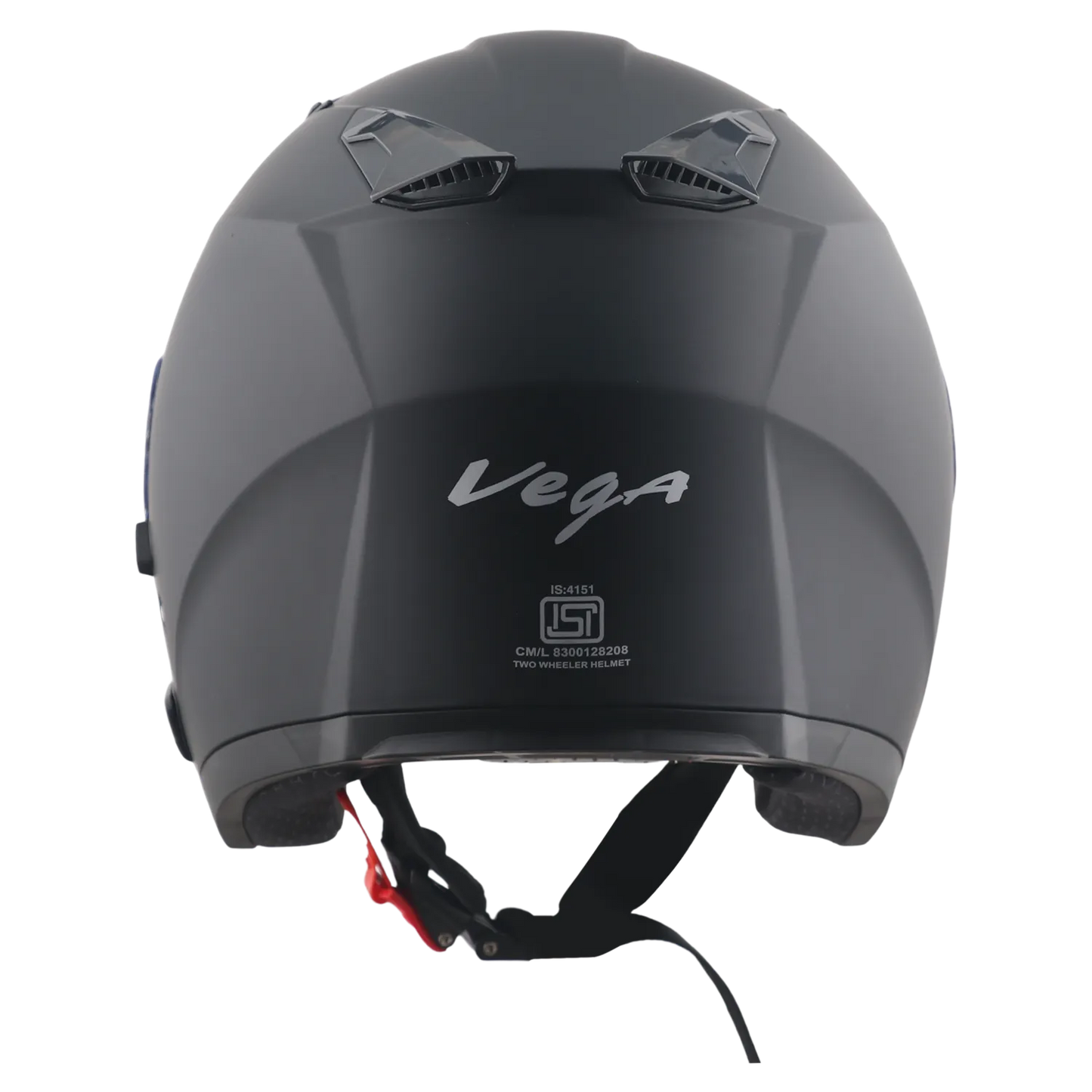 Vega Swift DX Dull Black Half Face Helmet