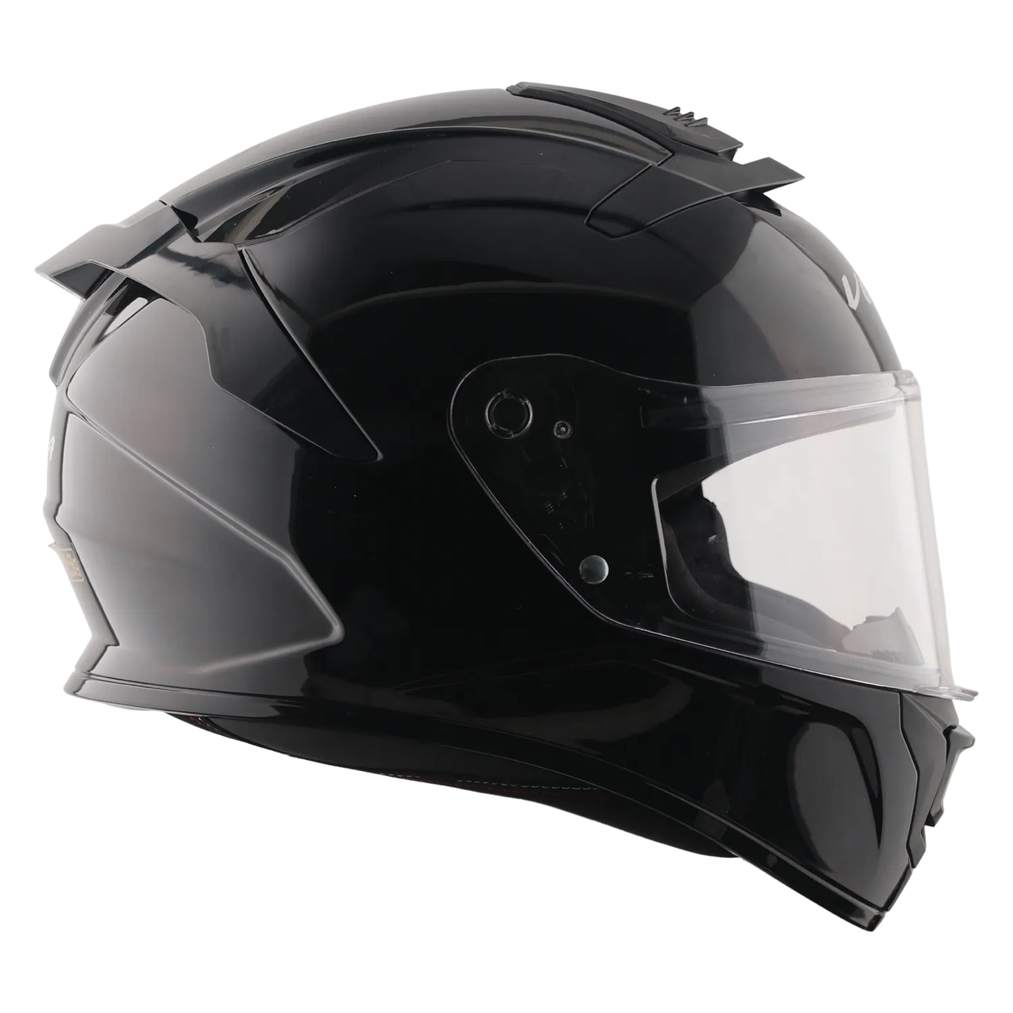 Vega Turbo Dx Solid Black Full Face Helmet