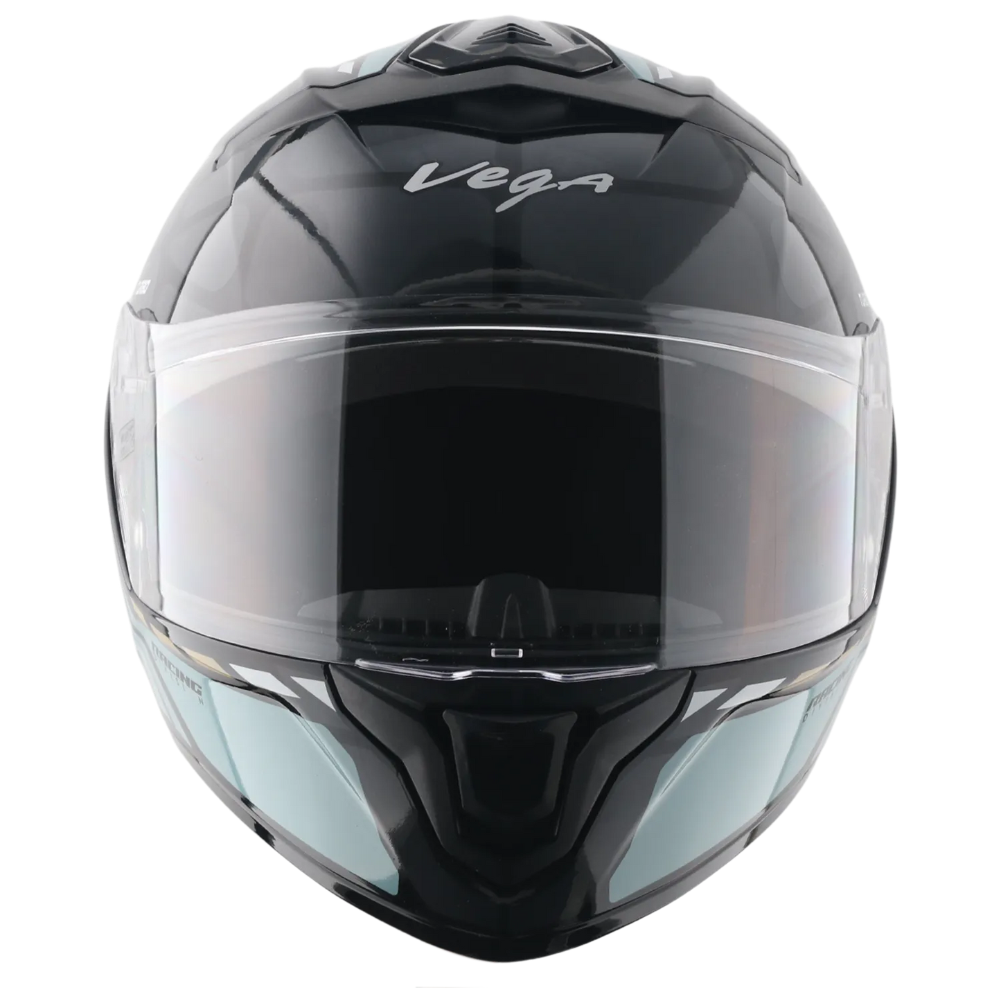 Vega Turbo Squad Black Gray Full Face Helmet