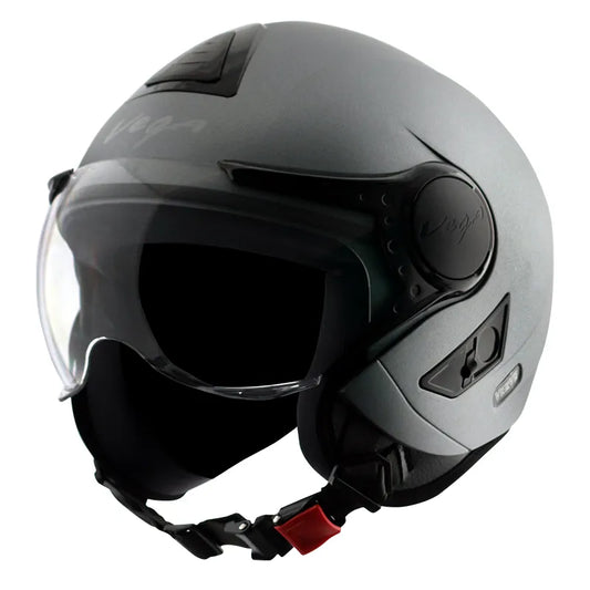 VEGA Verve Dull Anthracite Half Face Helmet