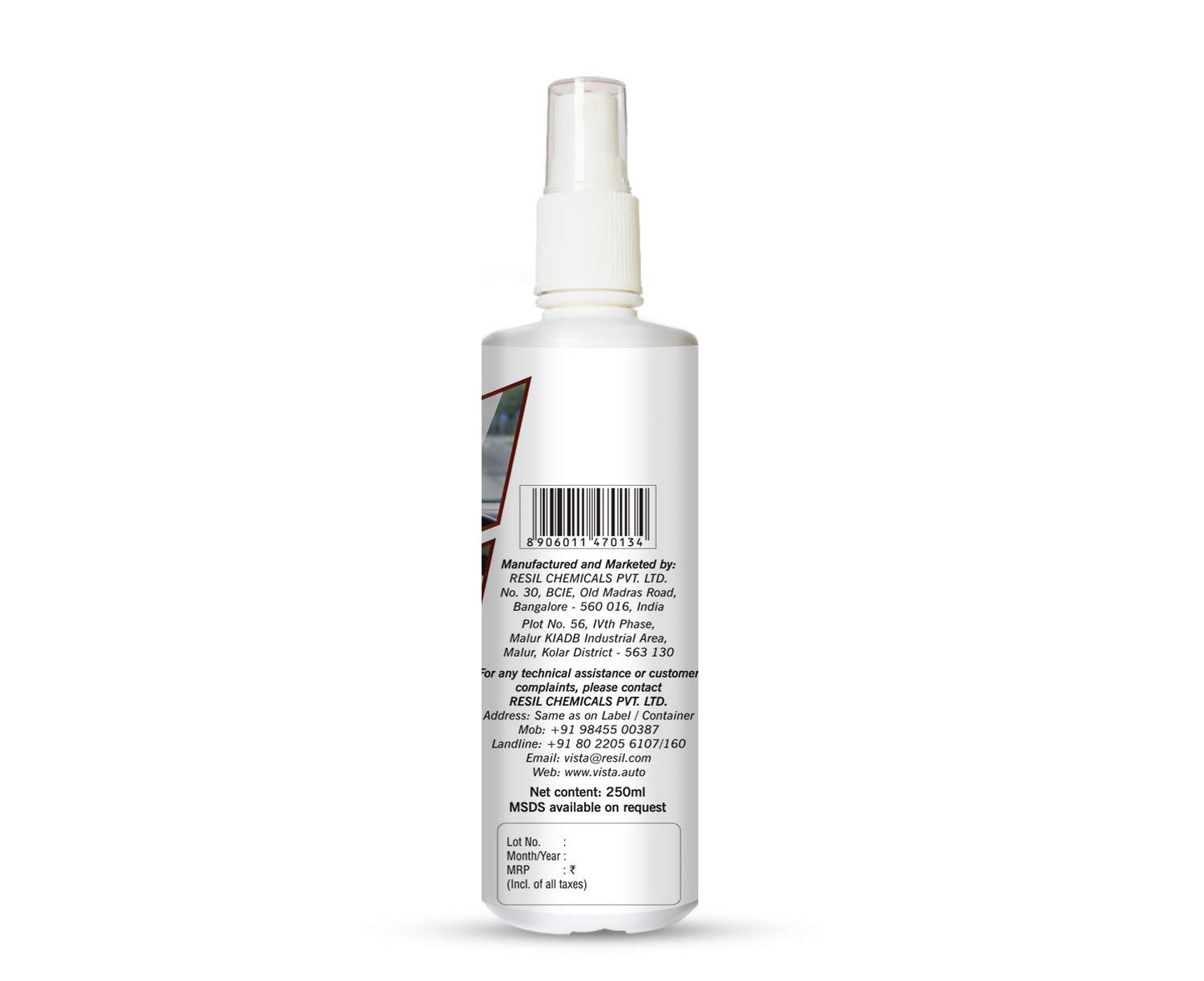 VISTA Anti Fog 250Ml Cleaning Accessories