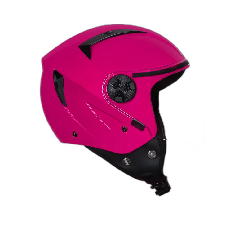 STUDDS Vogue Dark Pink Half Face Helmet