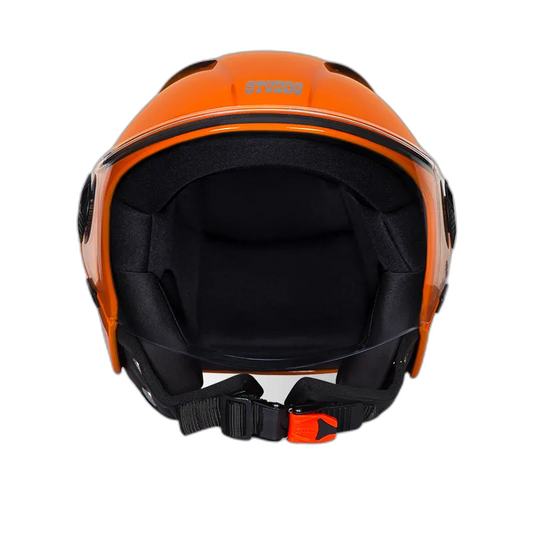 STUDDS Vogue V Orange Half Face Helmet