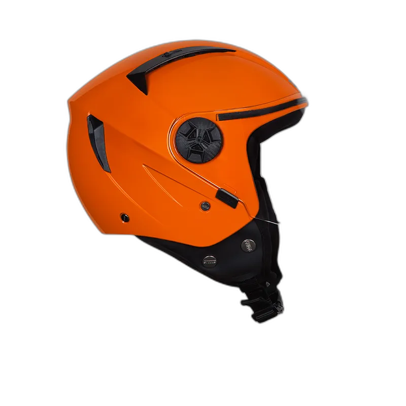 STUDDS Vogue V Orange Half Face Helmet