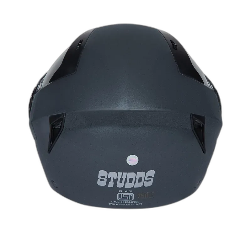 STUDDS Vouge Gun Grey Half Face Helmet
