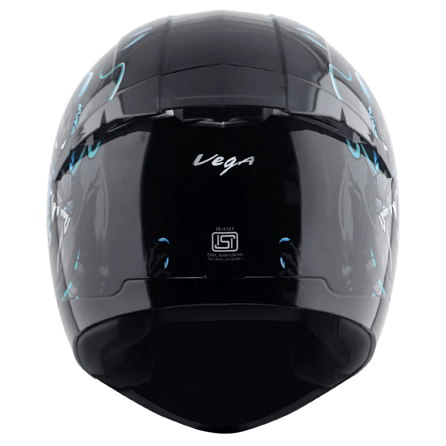 VEGA Voyager Dx Dragoa Black M Blue Full Face Helmet