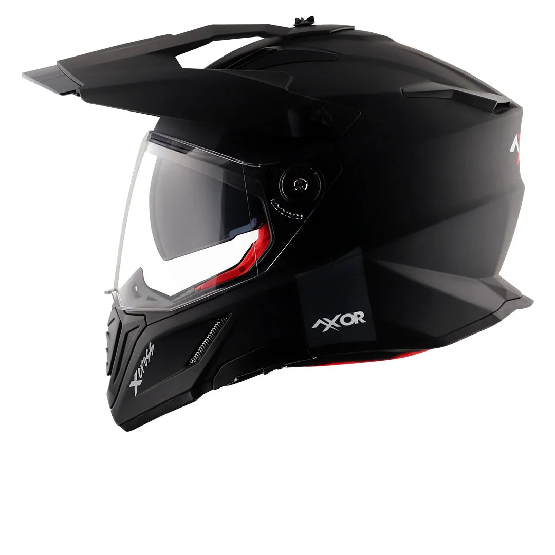 AXOR X Cross Dull Black Red Off Road Helmet