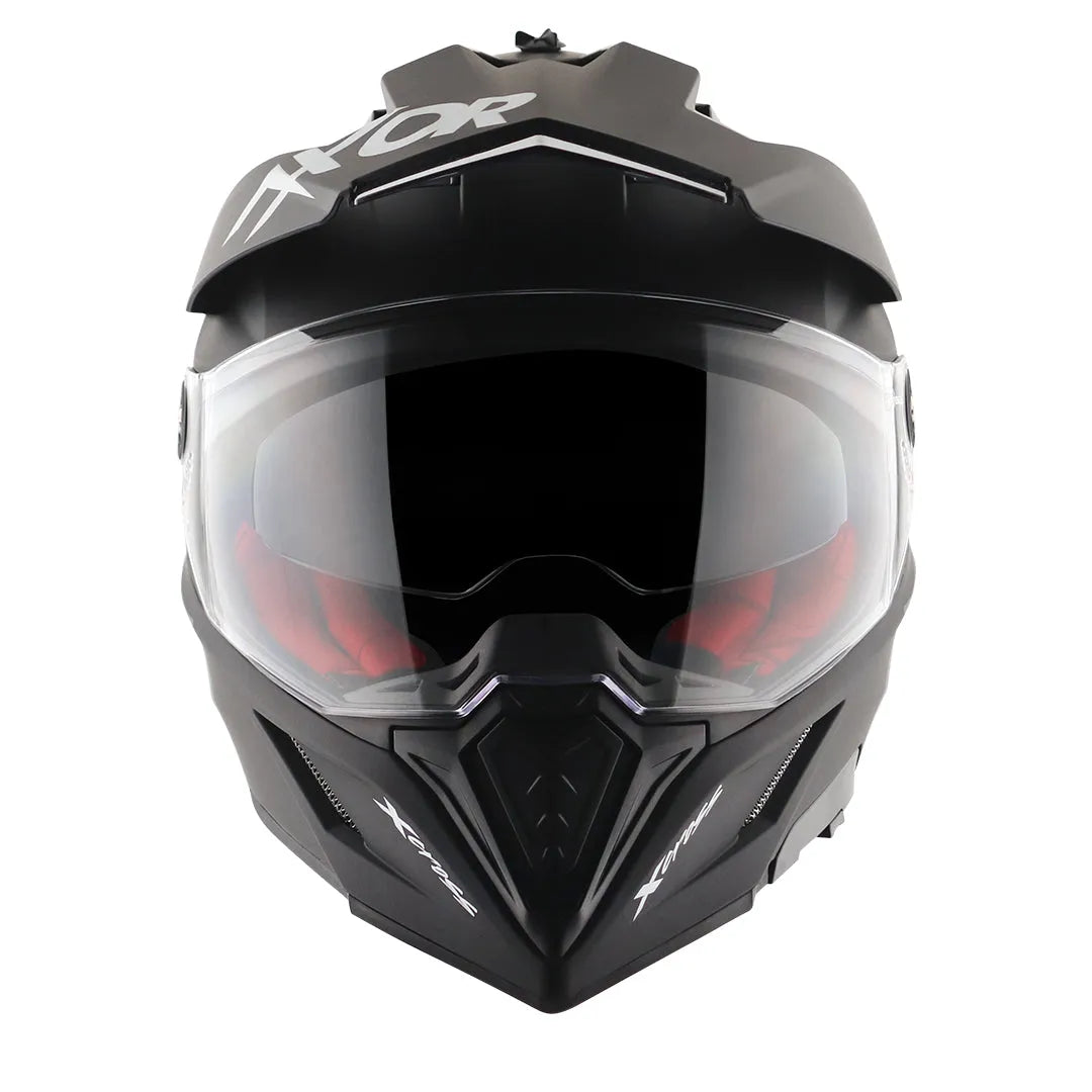 AXOR X Cross Dull Black Red Off Road Helmet