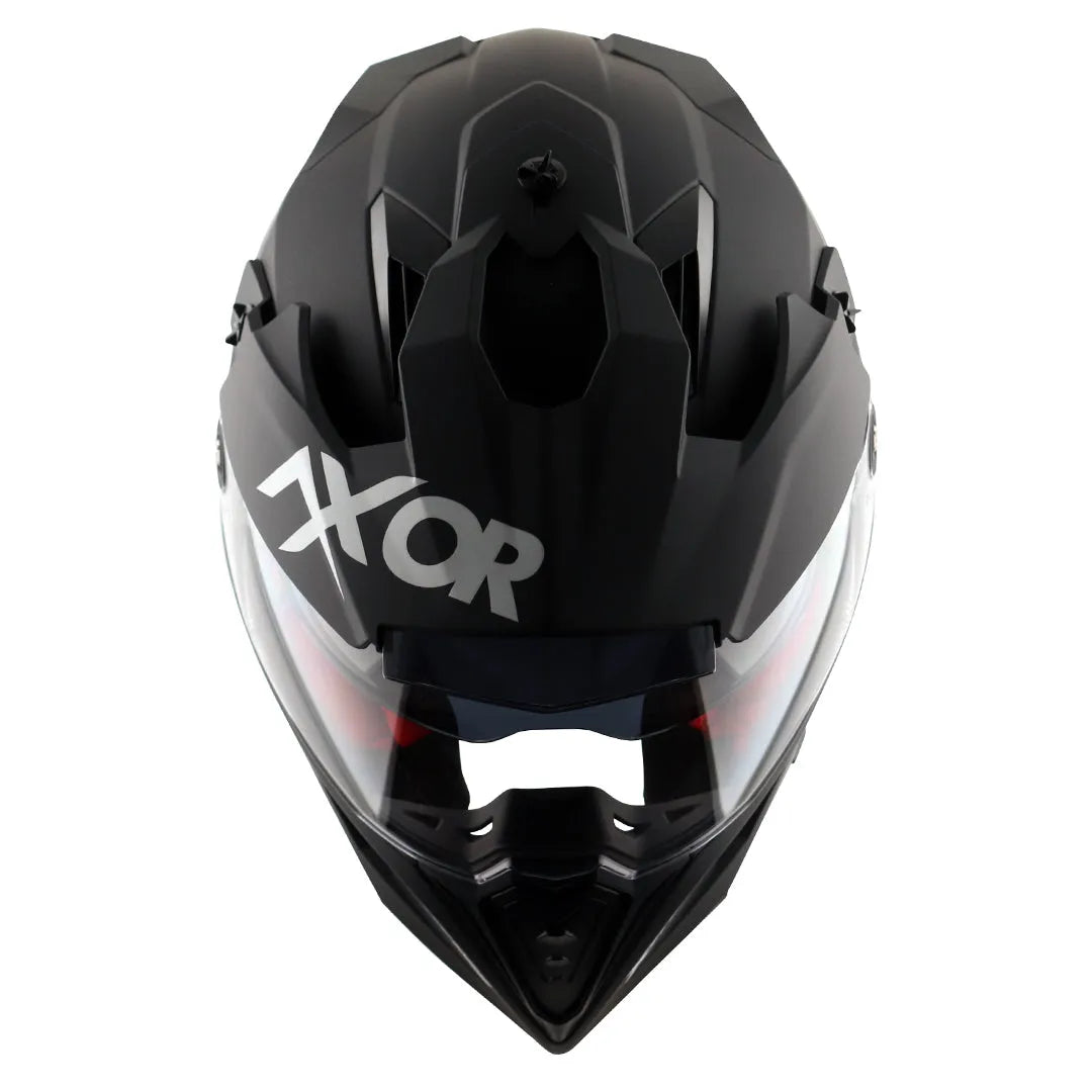 AXOR X Cross Dull Black Red Off Road Helmet
