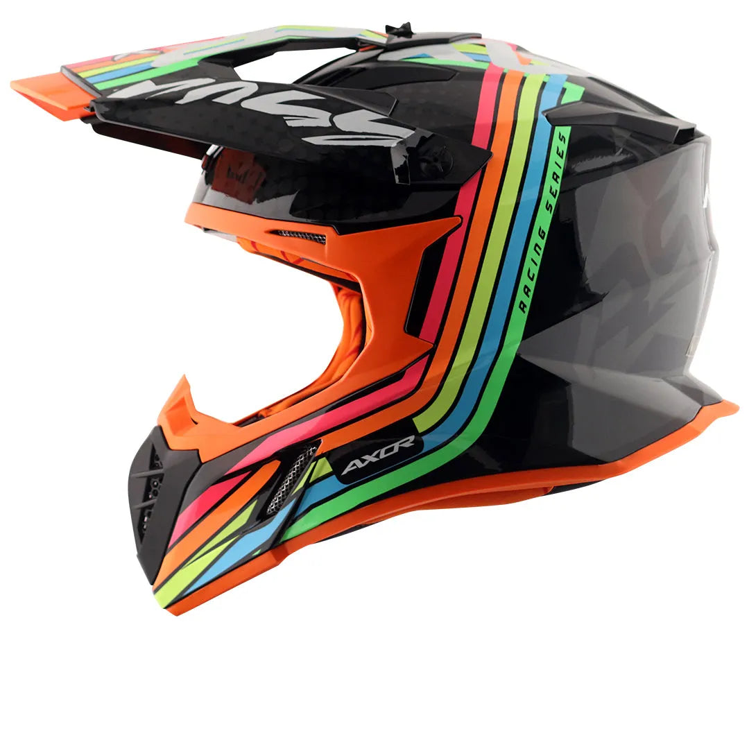 AXOR X Cross X2 Black Grey Off Road Helmet