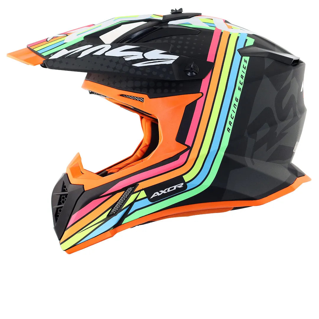 AXOR X Cross X2 Dull Black Grey Off Road Helmet