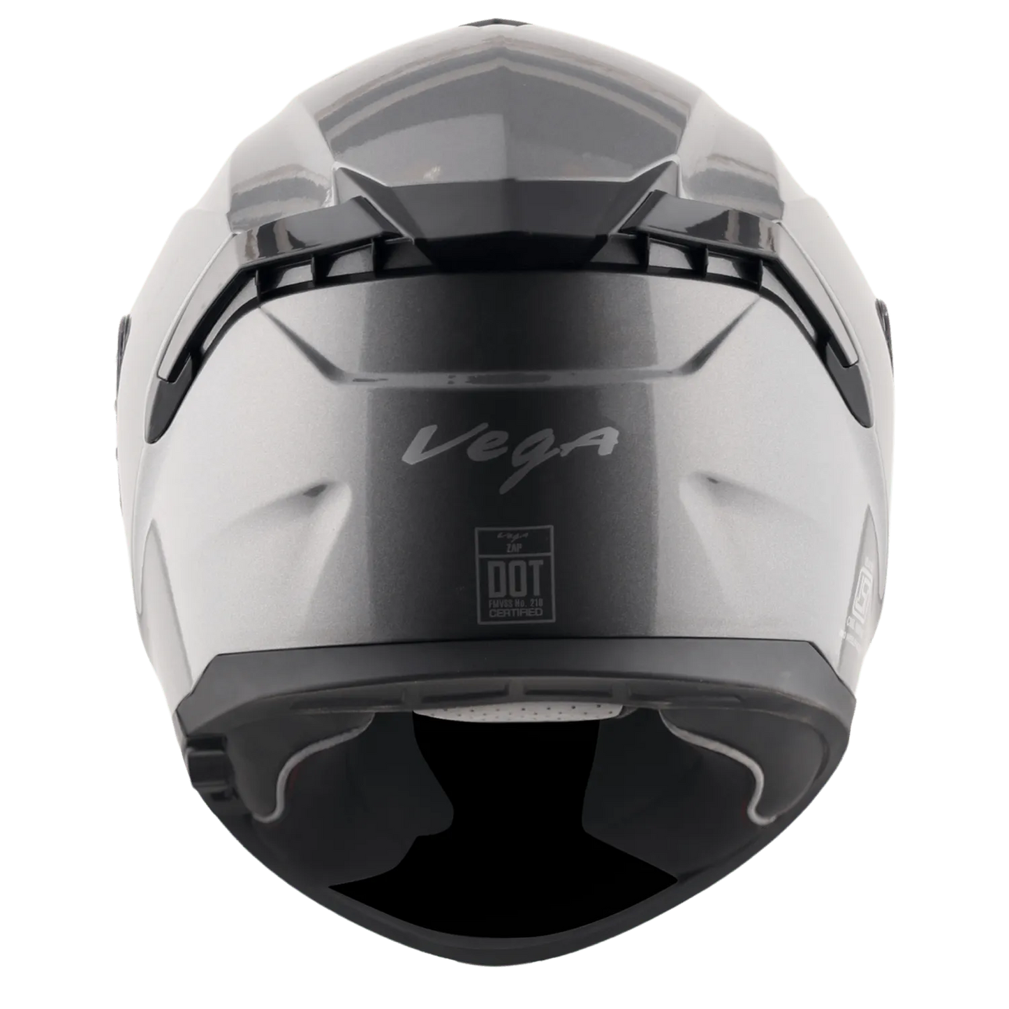 VEGA Zap Dx Solid Athena Grey Full Face Helmet