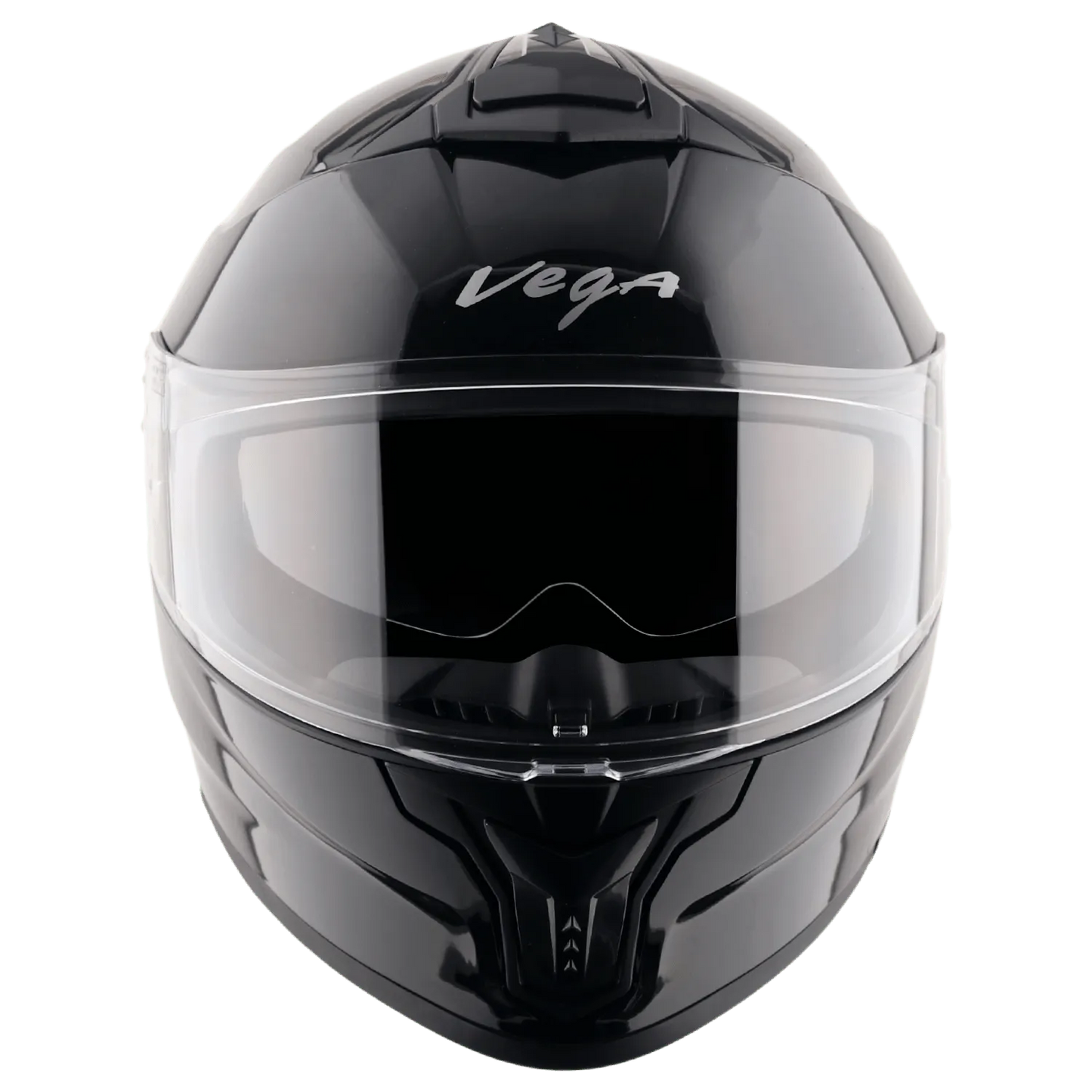 VEGA Zap Dx Solid Black Full Face Helmet
