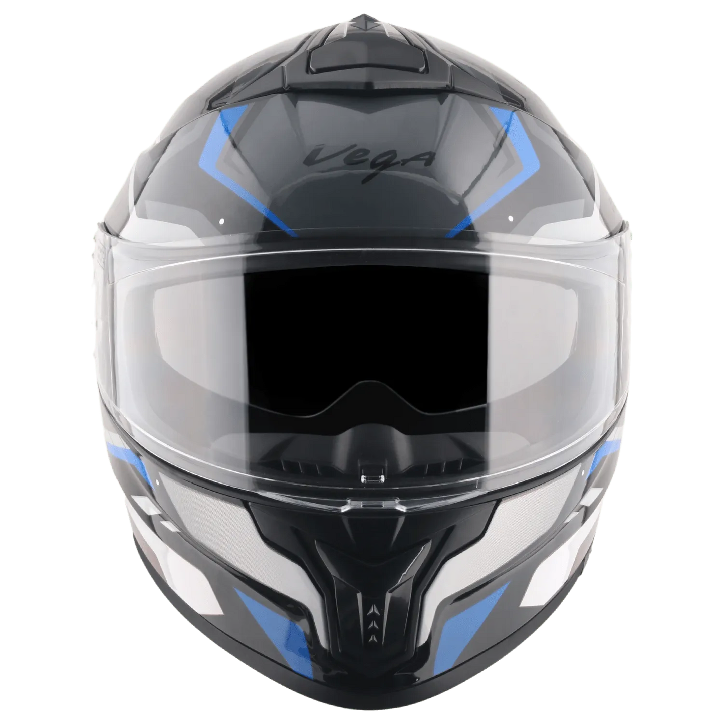 VEGA Zap Dx Volt Black Blue Full Face Helmet