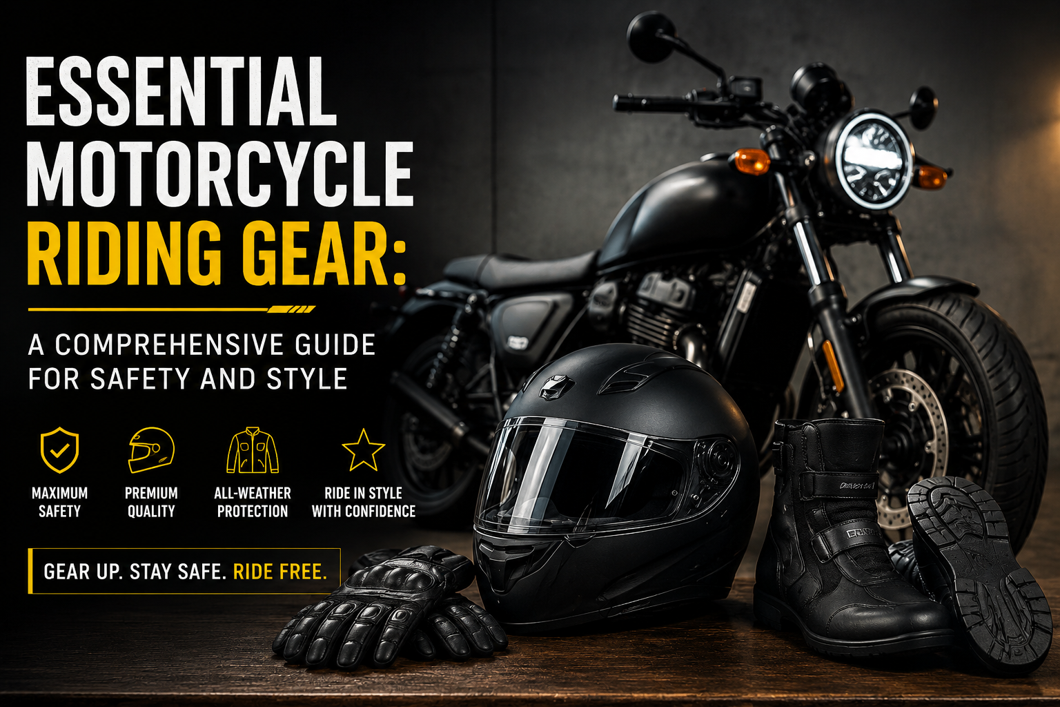 Essential Motorcycle Riding Gear: A Comprehensive Guide for Safety and Style