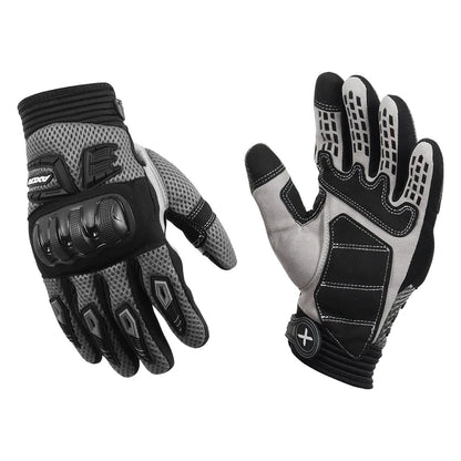 AXOR Air Stream Black Grey Gloves Riding Gears
