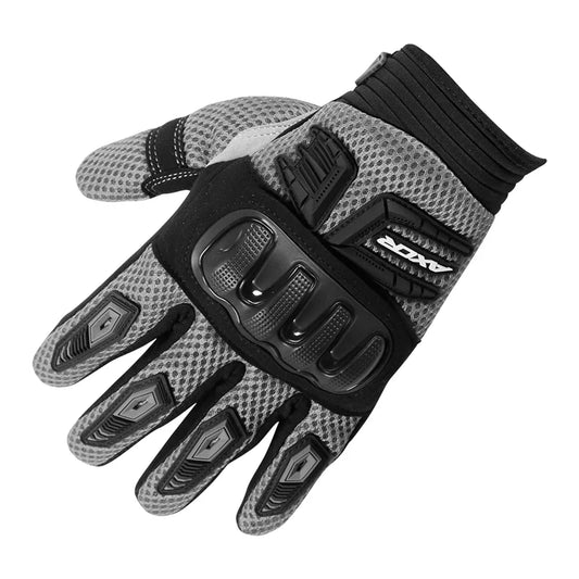 AXOR Air Stream Black Grey Gloves Riding Gears