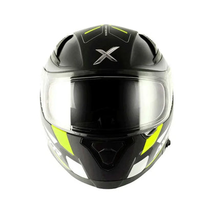 AXOR Apex Turbine Black Neon Grey Full Face Helmet