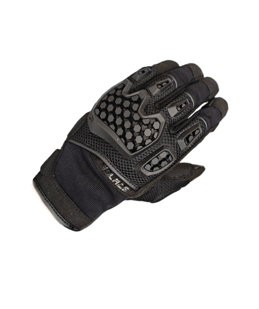 SOLACE Air Black Gloves Riding Gears
