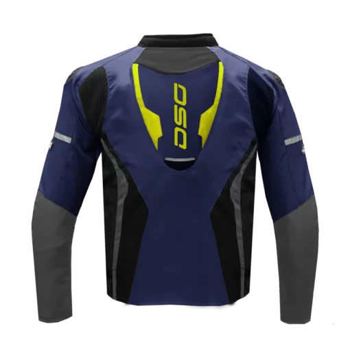 DSG Apex Air Blu Grey Yel Fl Jacket Riding Gears
