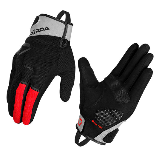 KORDA Street 2 O Sf Red Gloves Riding Gears