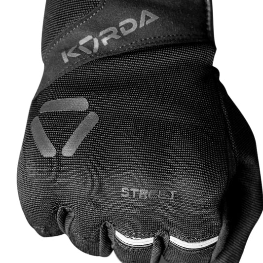 KORDA Street 2 0 Matt Black Gloves Riding Gears