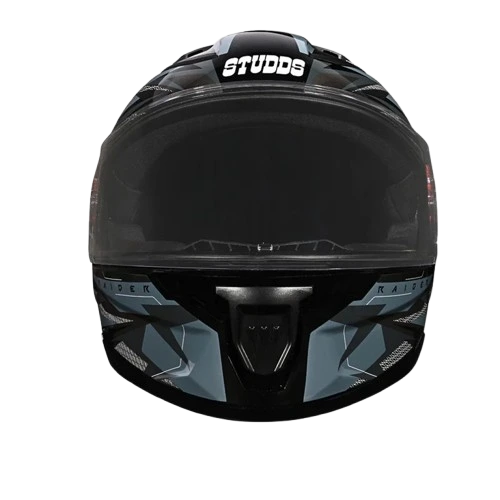 STUDDS Raider Super D1 Black N4 Grey Full Face Helmet