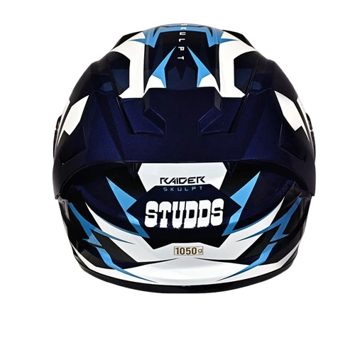 STUDDS Raider Super D1 Blue N6 Full Face Helmet