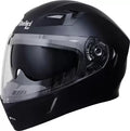 STEELBIRD Sba 21 Iss Dashing Black Clear With Inner Smoke Full Face Helmet