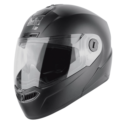 STEELBIRD Sba 7 Dashing Black Full Face Helmet
