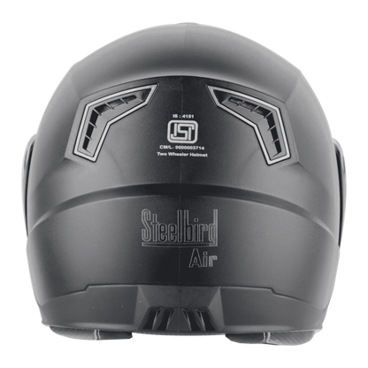 STEELBIRD Sba 7 Dashing Black Full Face Helmet