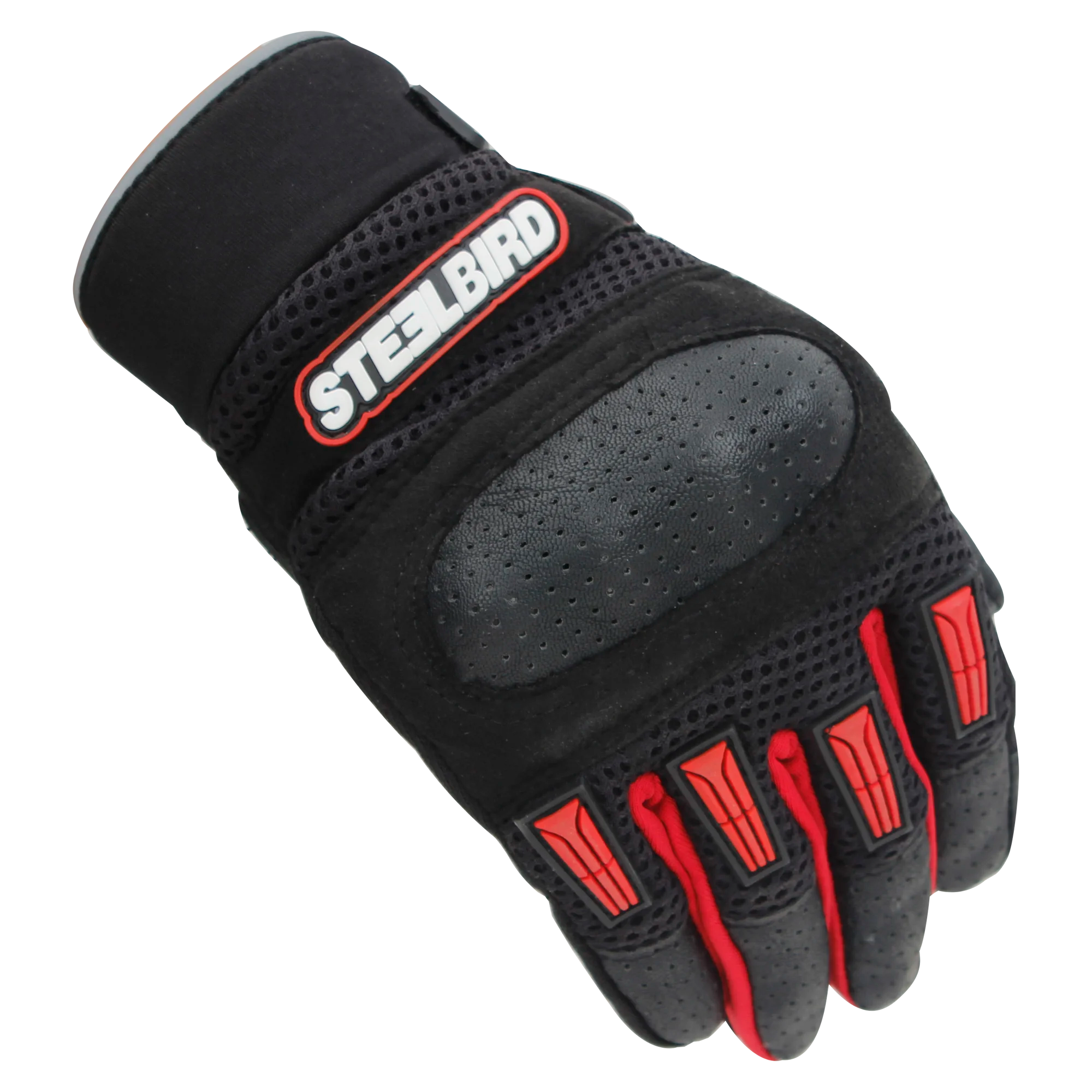 STEELBIRD Adventure Red Gloves Riding Gears