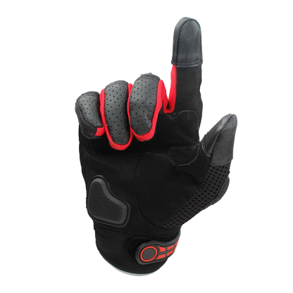 STEELBIRD Adventure Red Gloves Riding Gears